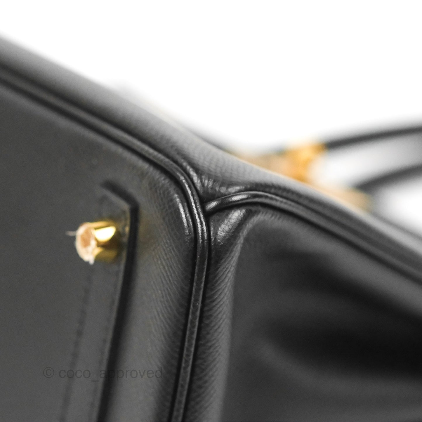 Hermès Birkin 30 Black Epsom Gold Hardware