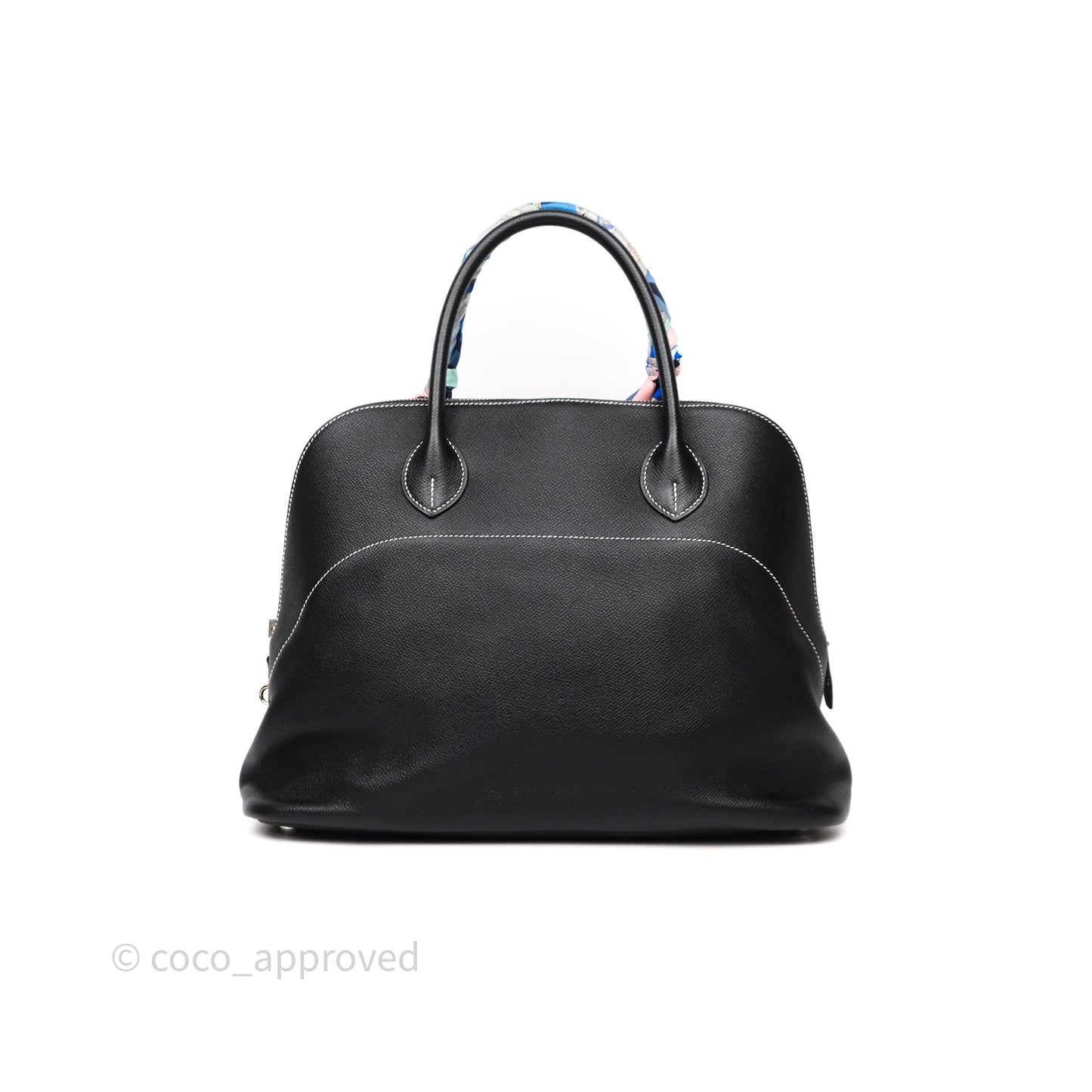 Hermès Bolide Relax 35 Black Noir 89 Epsom Palladium Hardware