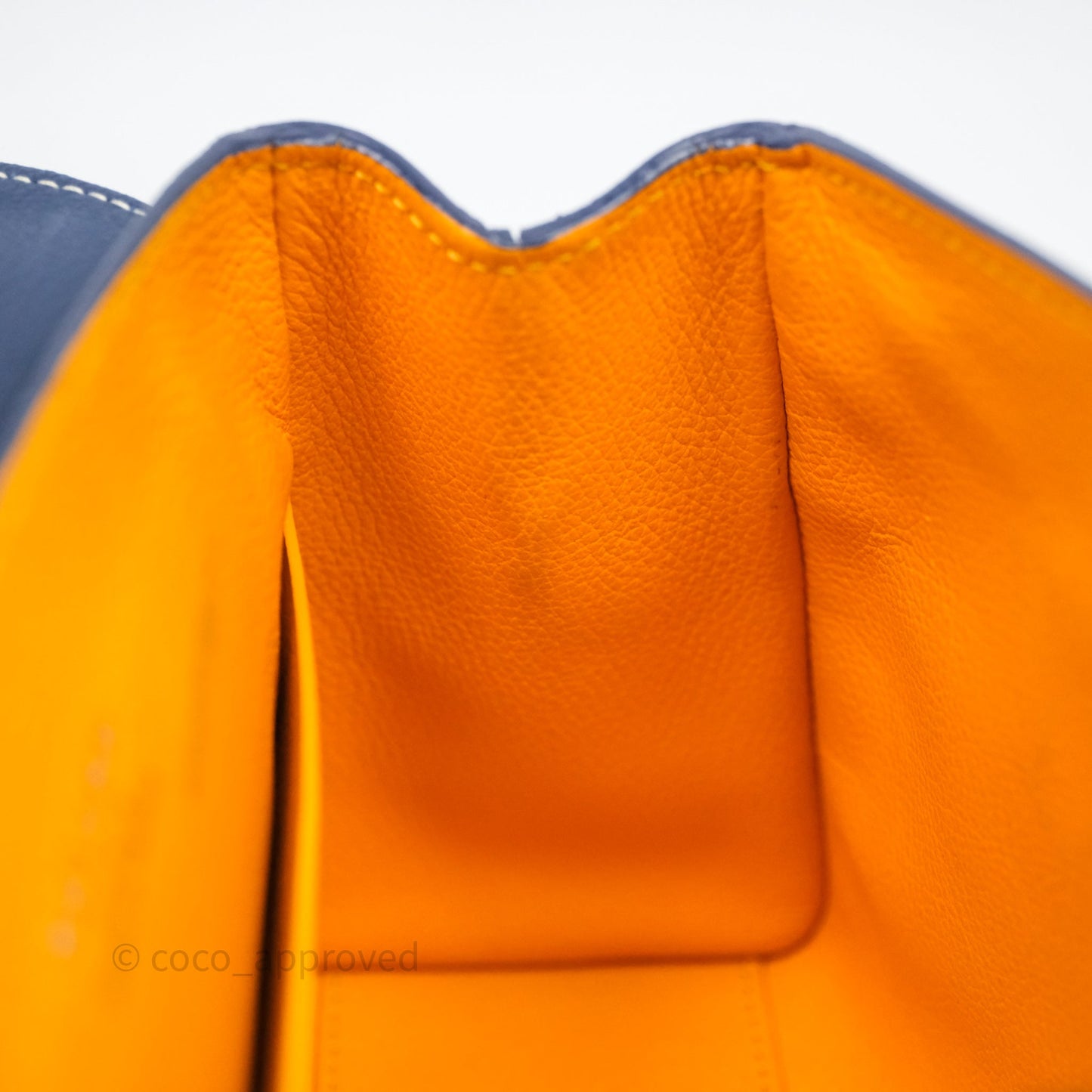 Goyard Saïgon Mini Bag Chevroches Calfskin Navy Silver Hardware