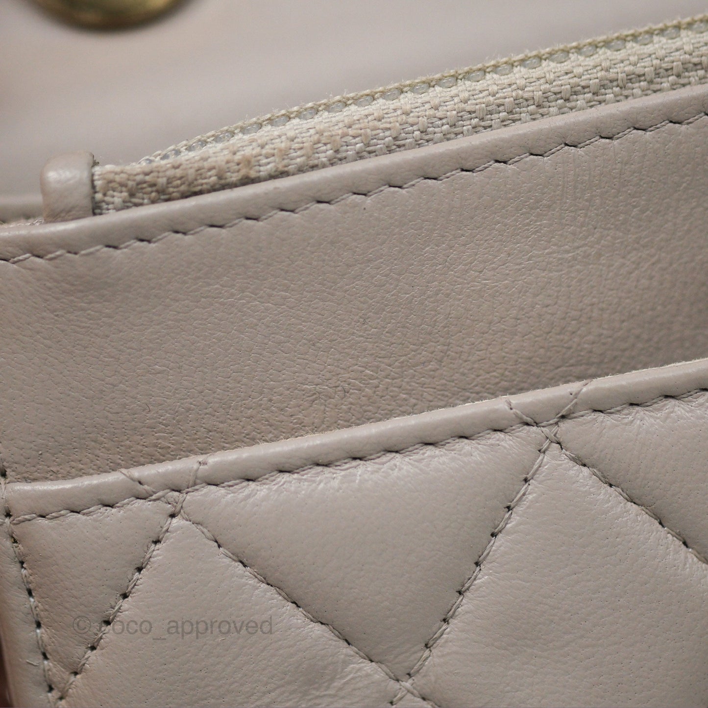 Chanel Trendy CC WOC Quilted Grey Lambskin Gold Hardware
