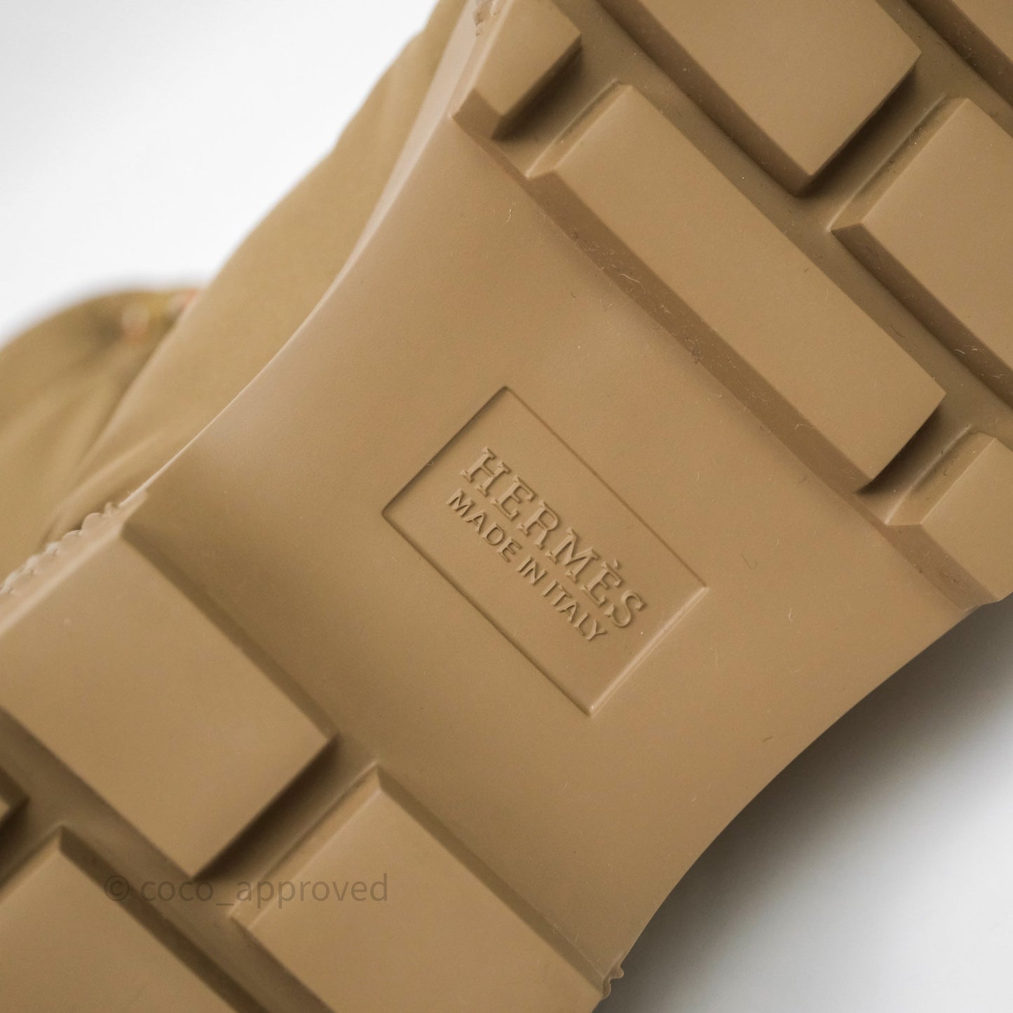 Hermes Fresh Ankle Boots Beige Size 35.5