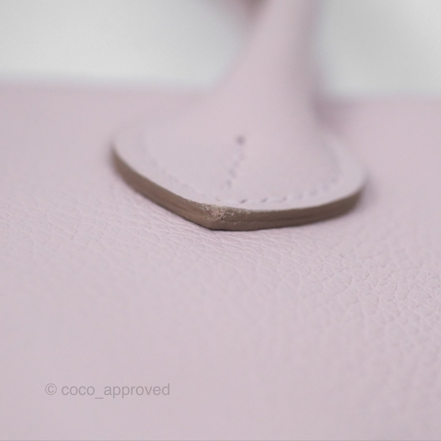 Hermès Bolide Mini 1923 Verso Evercolor Mauve Pale 09/ Caramel 28 Palladium Hardware