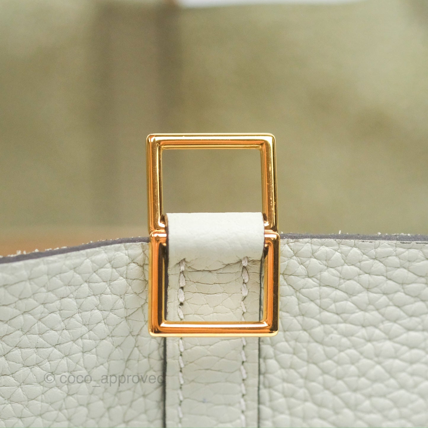 Hermès Picotin Lock 18 Gris Neve Taurillon Clemence Gold Hardware