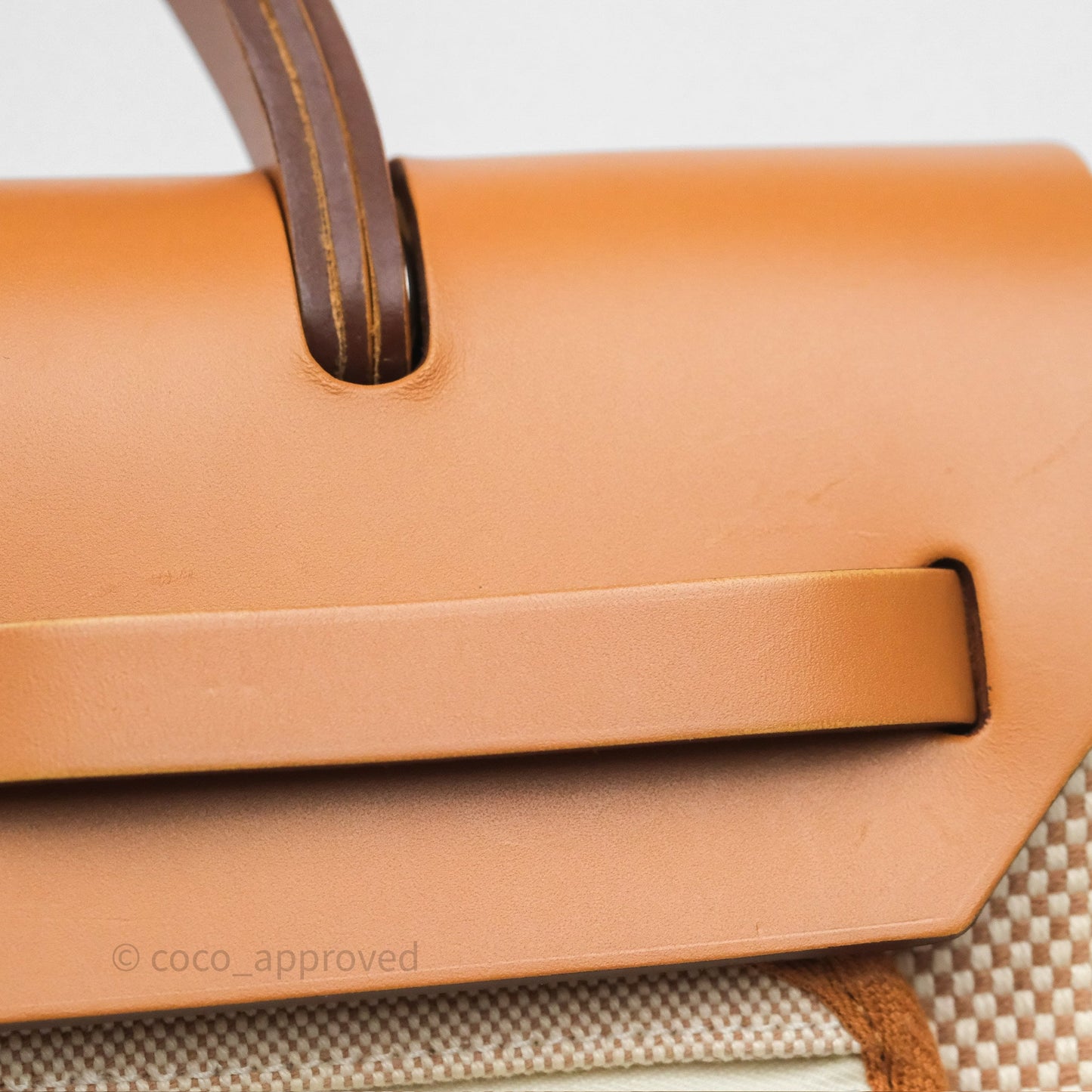 Hermès Herbag Zip 31 Ecru/Beige/Natural Canvas Palladium Hardware