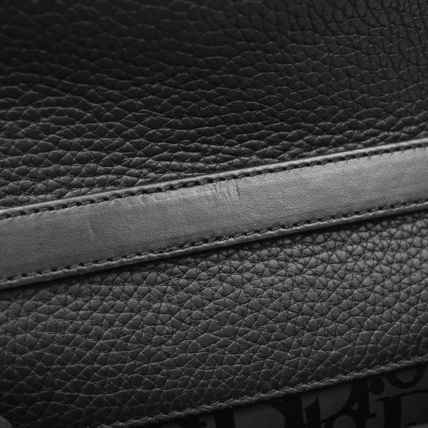 Dior Men's Mini Gallop Bag Black Grained Calfskin