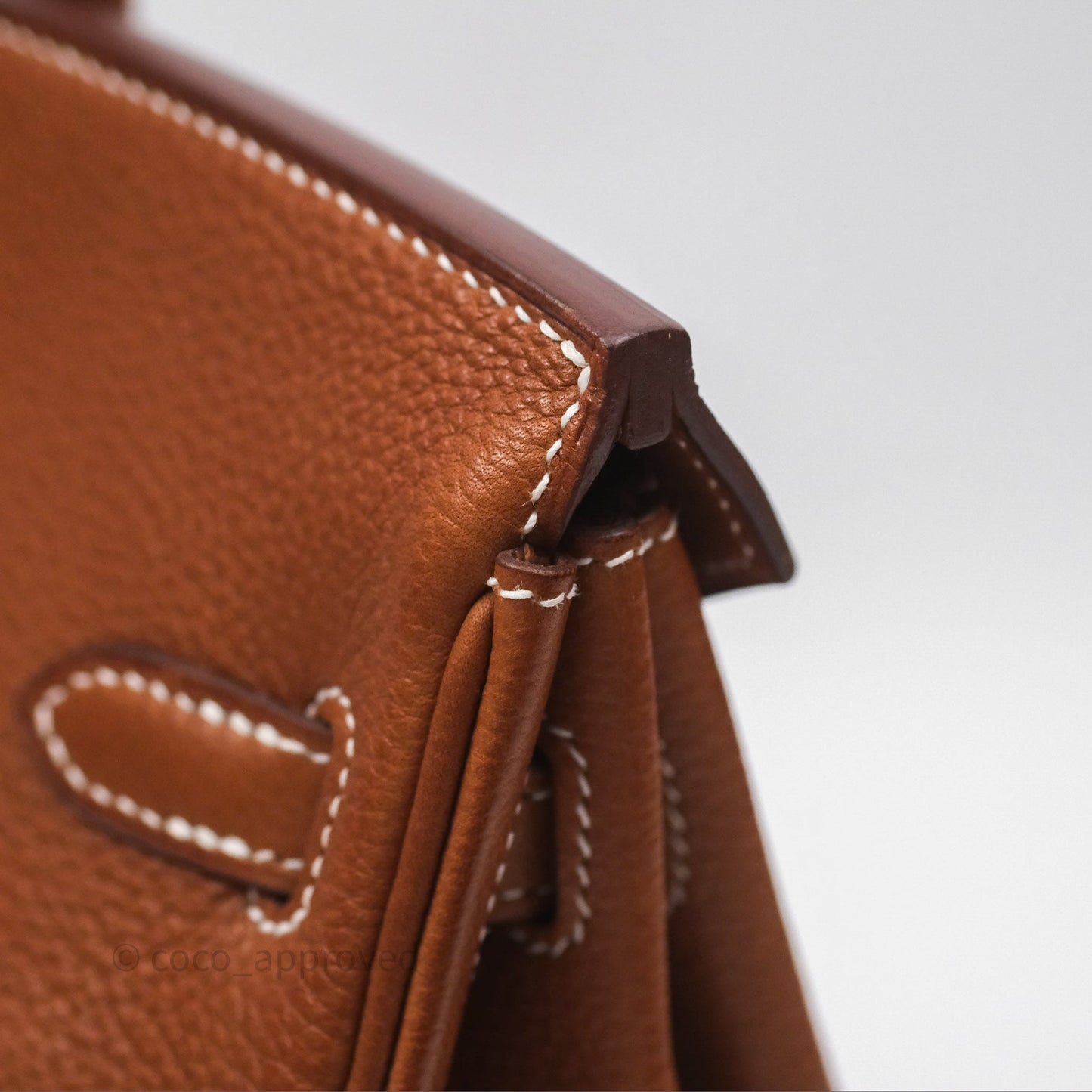 Hermès Birkin 25 Retourne Fauve 34 Barenia Gold Hardware