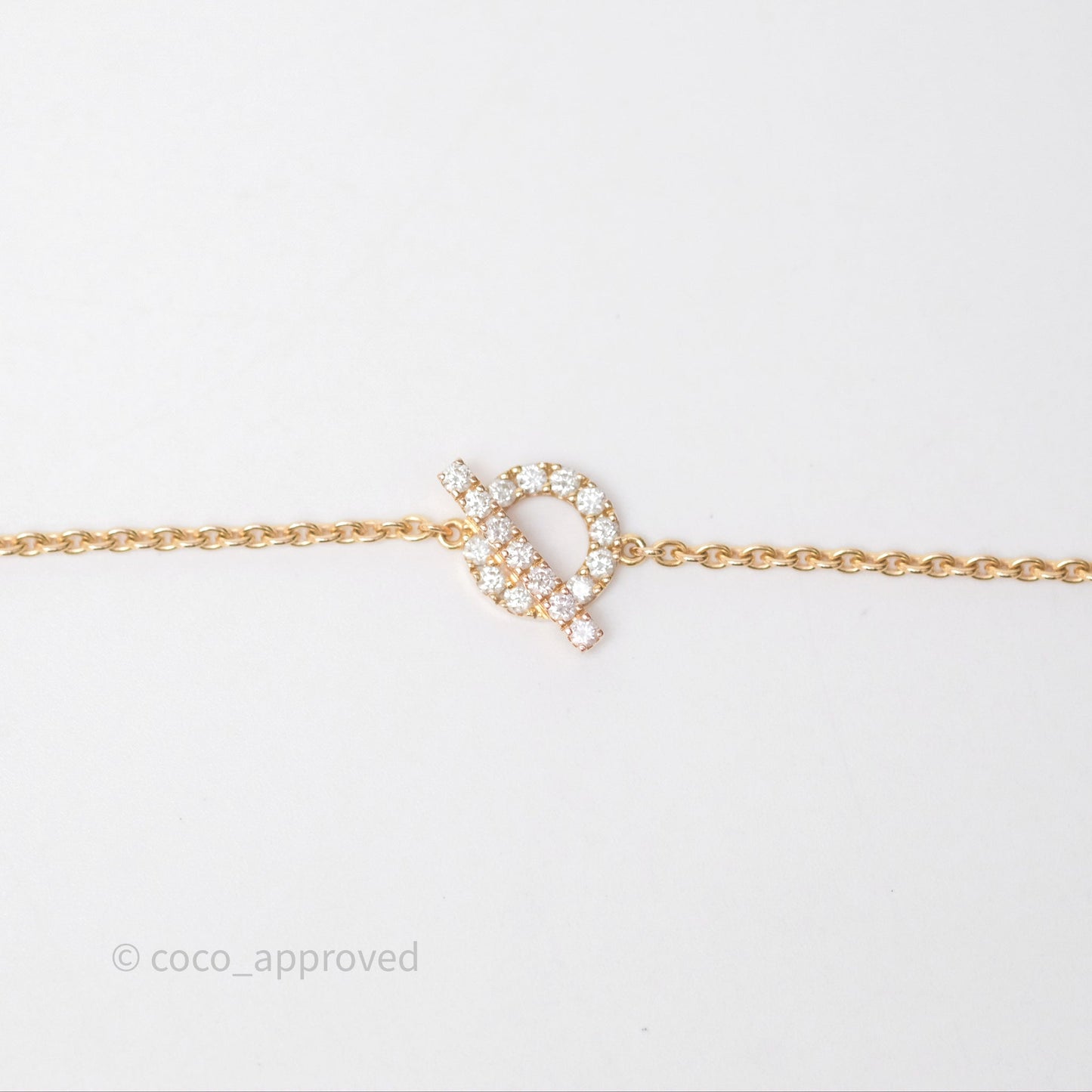 Hermès Finesse Bracelet Rose Gold