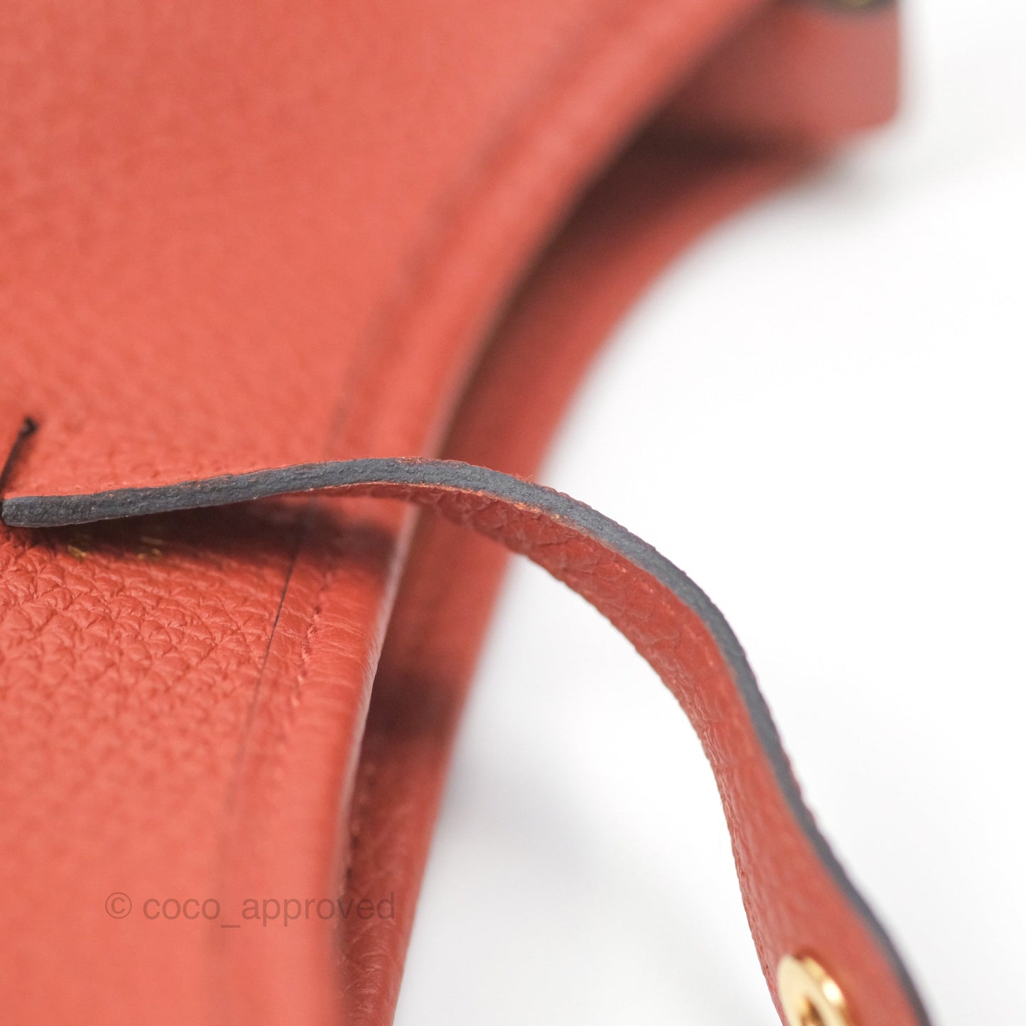 Hermès Mini Evelyne 16 Cuivre Clemence Gold Hardware