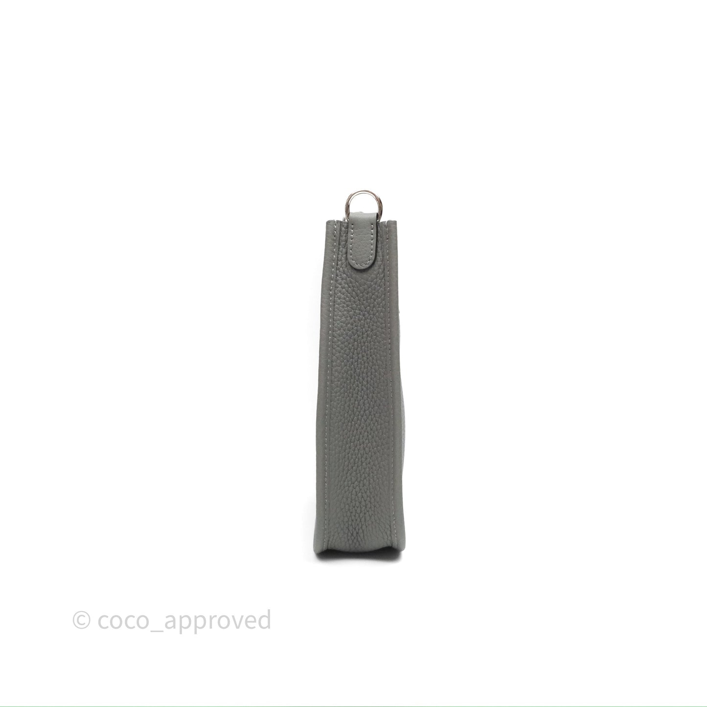Hermès Mini Evelyne 16 Gris Meyer 0L Clemence Palladium Hardware