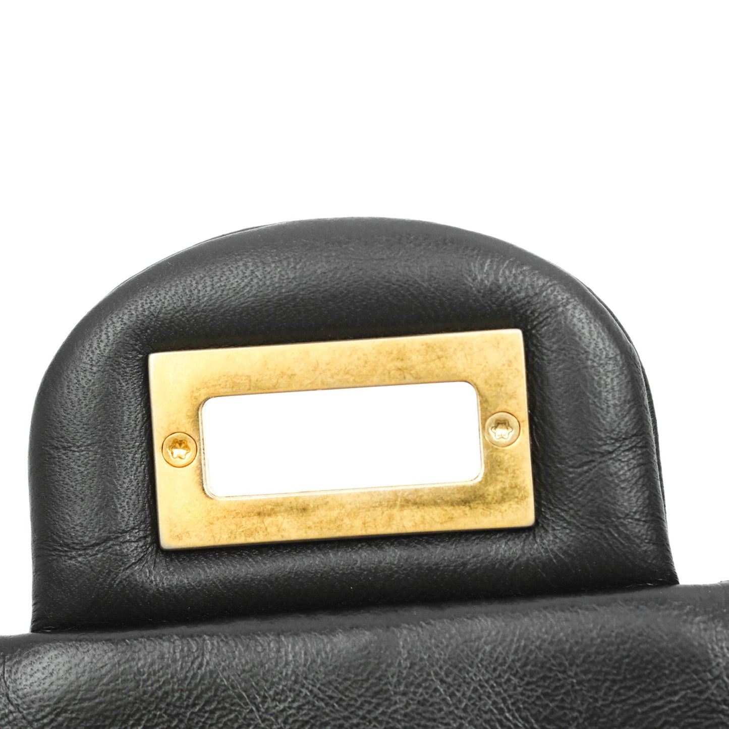 Chanel Mini Reissue 224 Black Aged Calfskin Gold Hardware