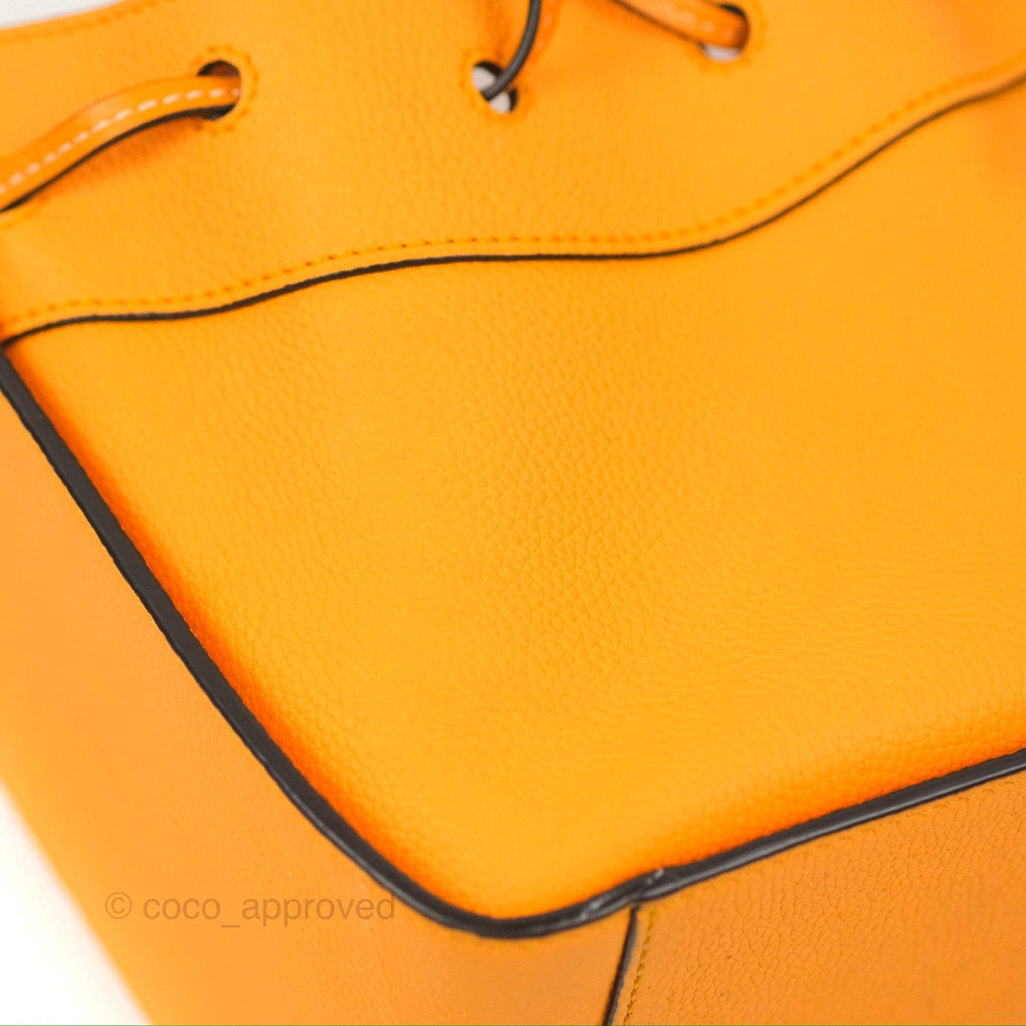Loewe Mini Hammock Drawstring Orange Calfskin