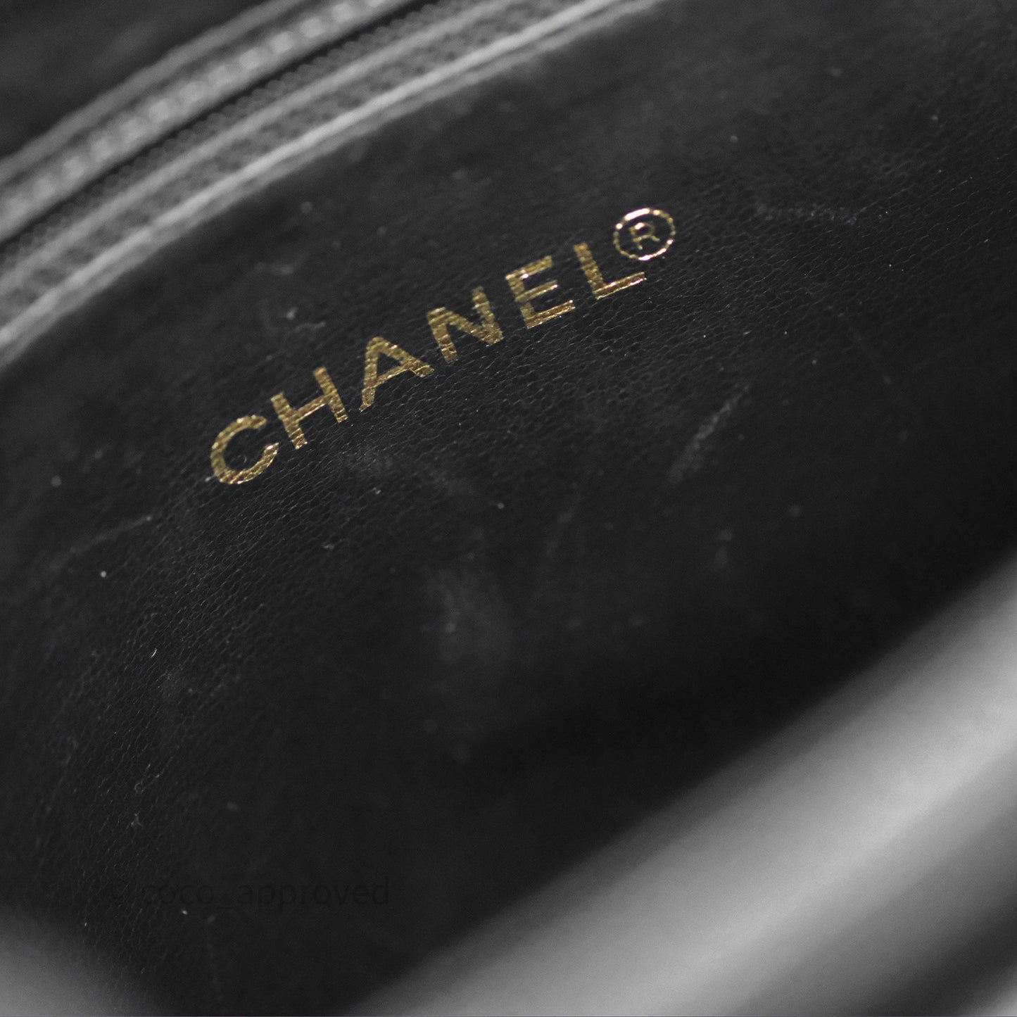 Chanel Vintage Tote Black 24K Gold Hardware