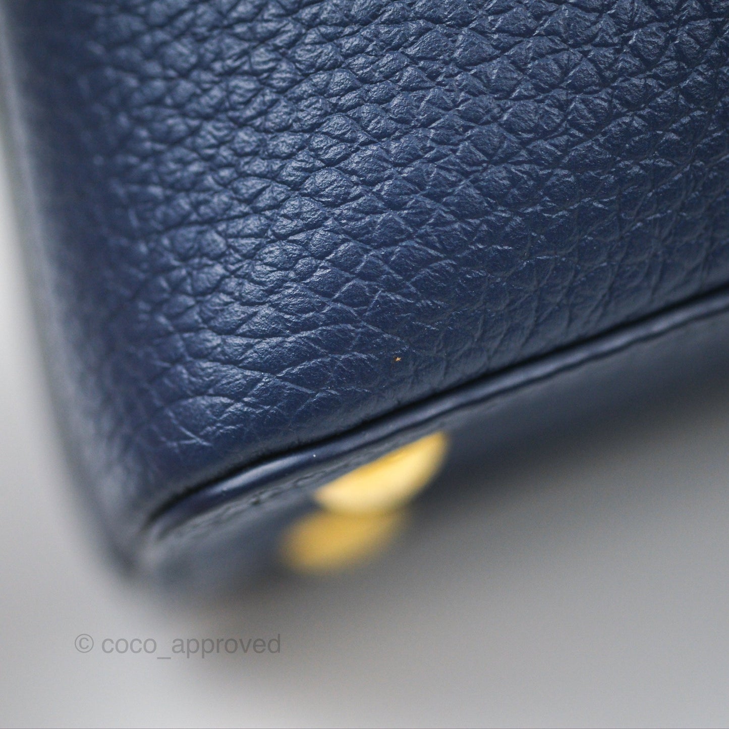 Louis Vuitton Capucines Mini Navy in Taurillon Leather and Python Leather