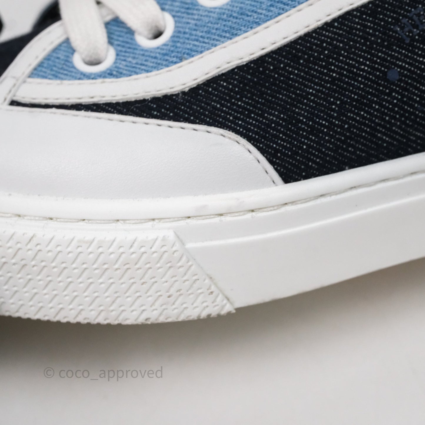 Hermès Denim Sneakers Size 37.5