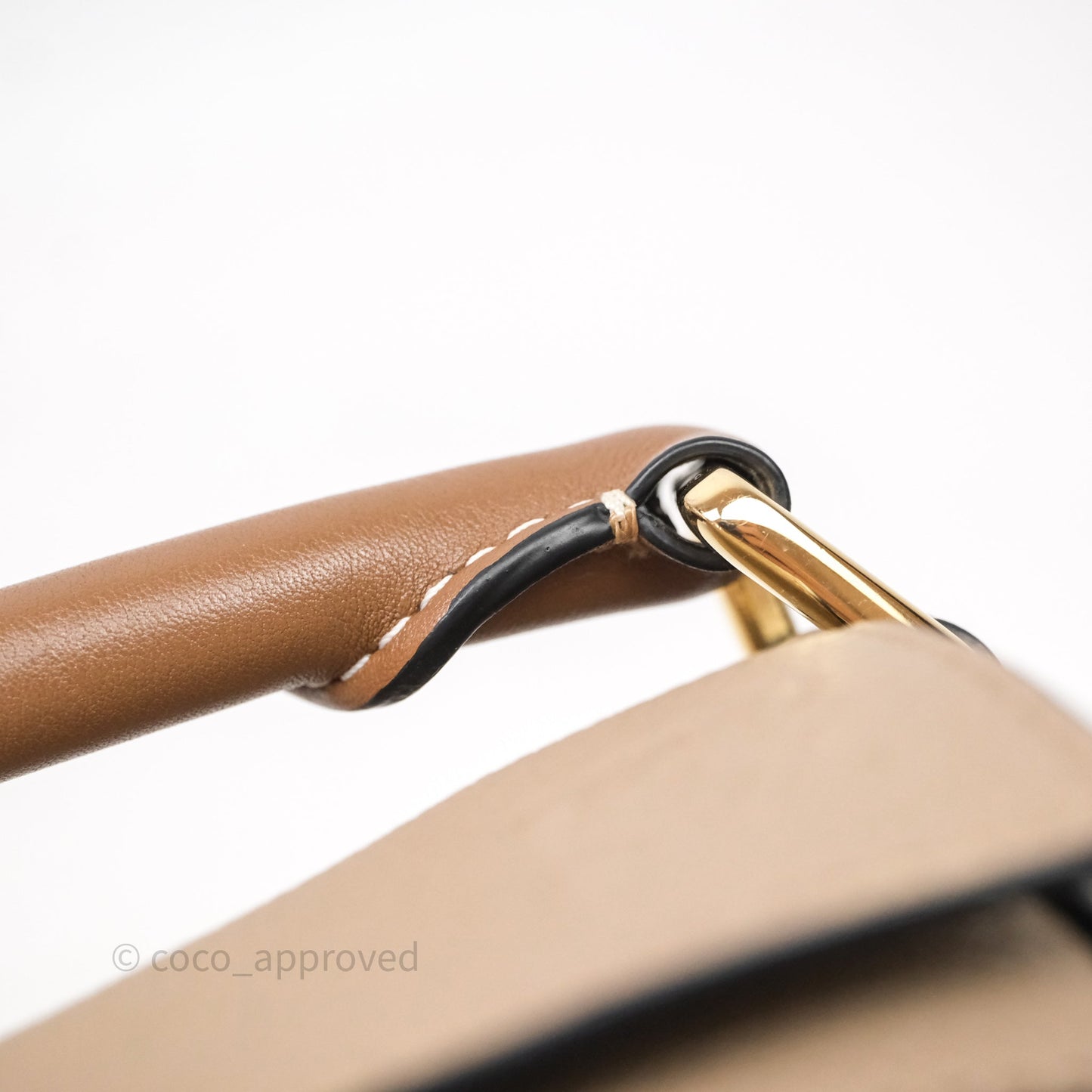 Loewe Small Puzzle Bag Sand Mink Grained Calfskin