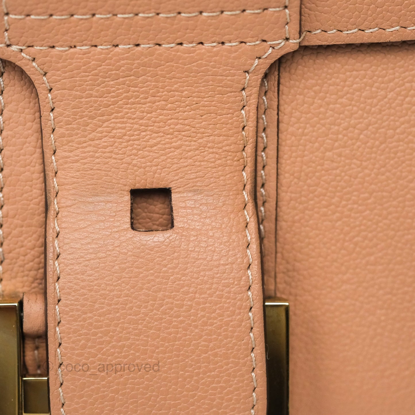 Delvaux Mini Brillant Bag Nude Grained Calfskin Gold Hardware