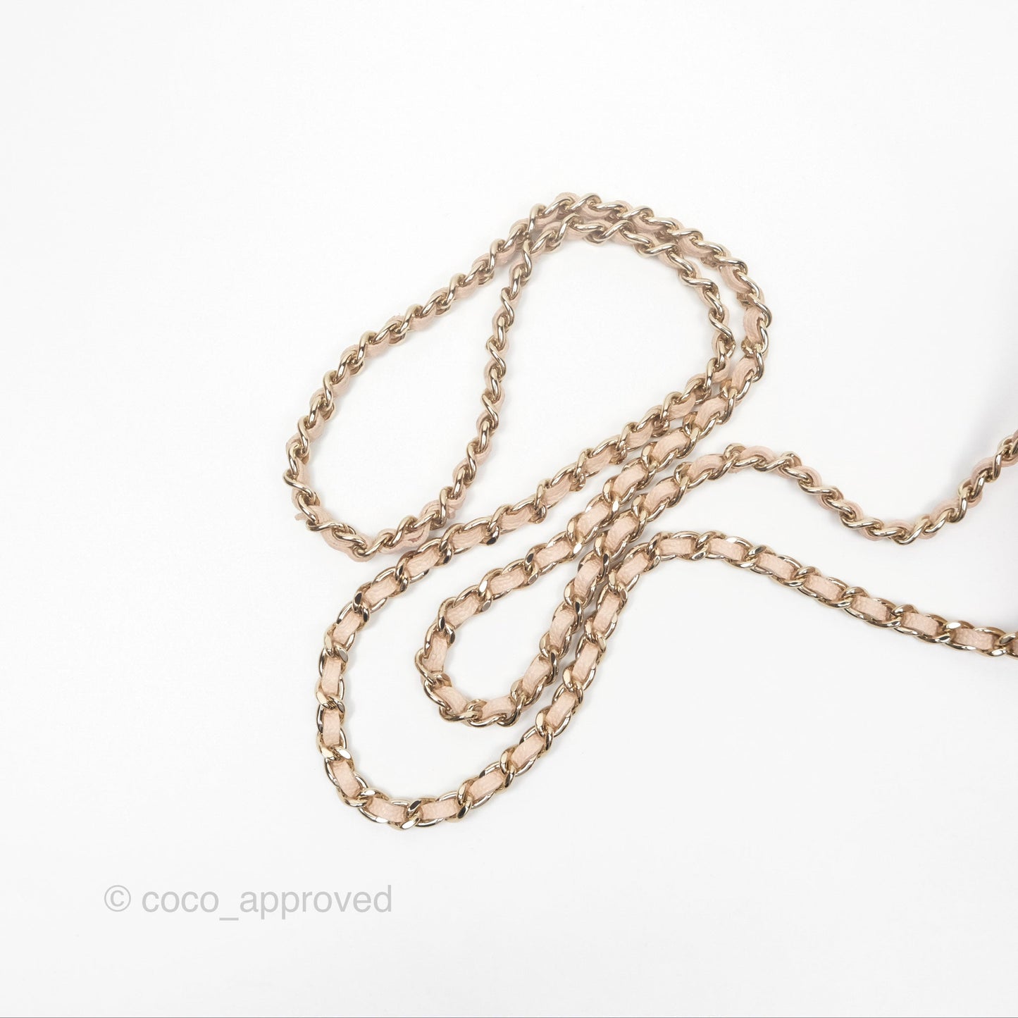 Chanel Mini Vanity With Chain Beige Pink Caviar Gold Hardware