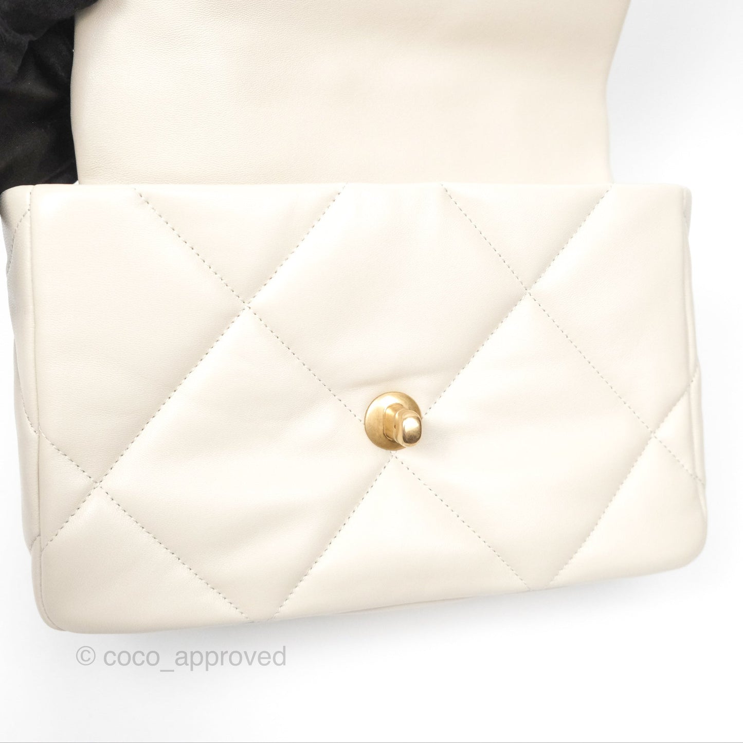 Chanel 19 Small Ivory Mixed Hardware