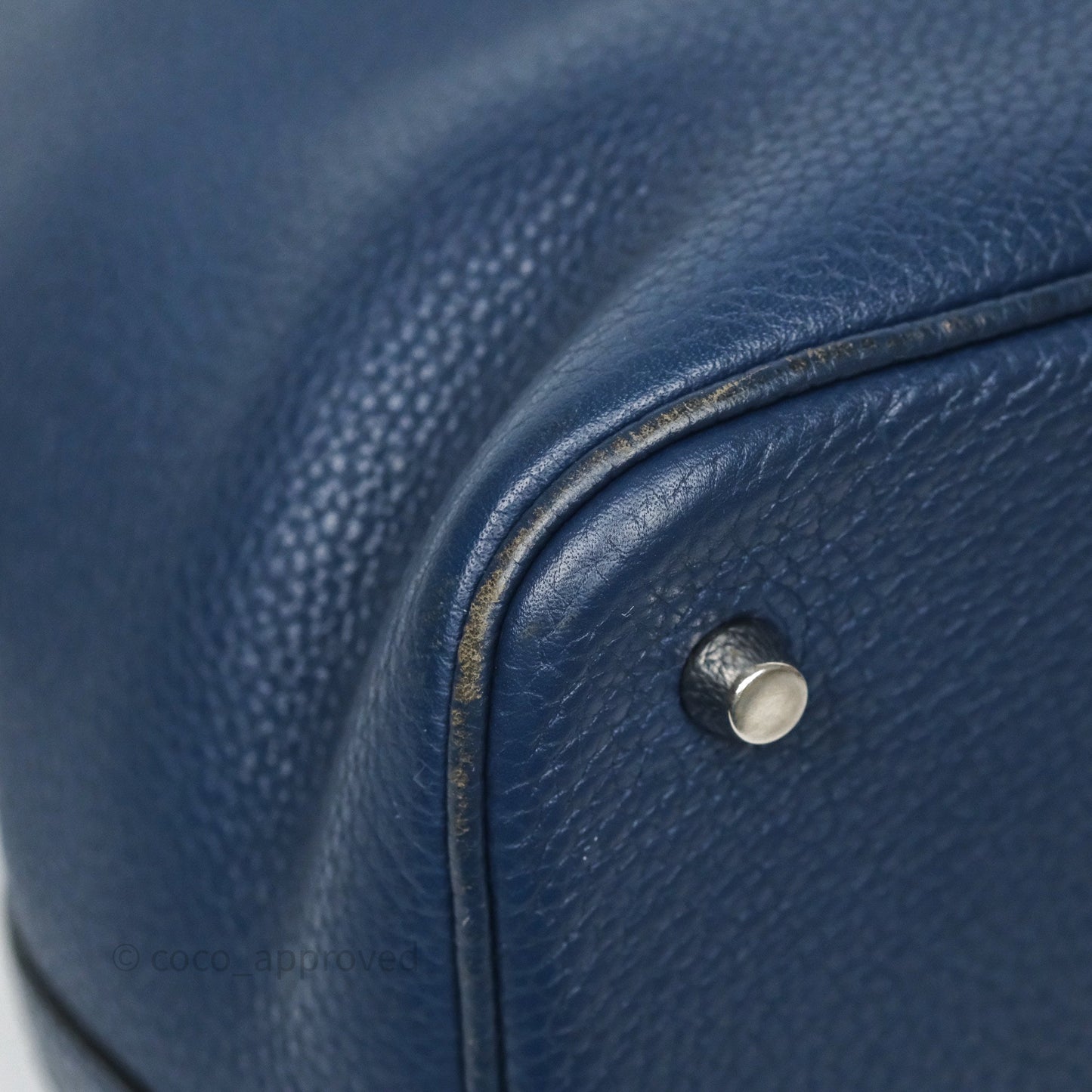 Hermès Picotin 22 Bleu Nuit 2Z Clemence Palladium Hardware