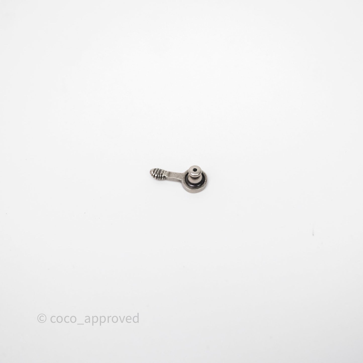 Dior J'ADIOR Earrings Antique Silver-Finish Metal with White Crystals