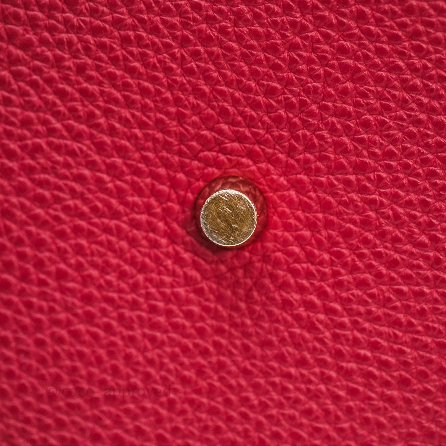 Hermès Lindy 30 Rouge Grenat K1 Clemence Gold Hardware
