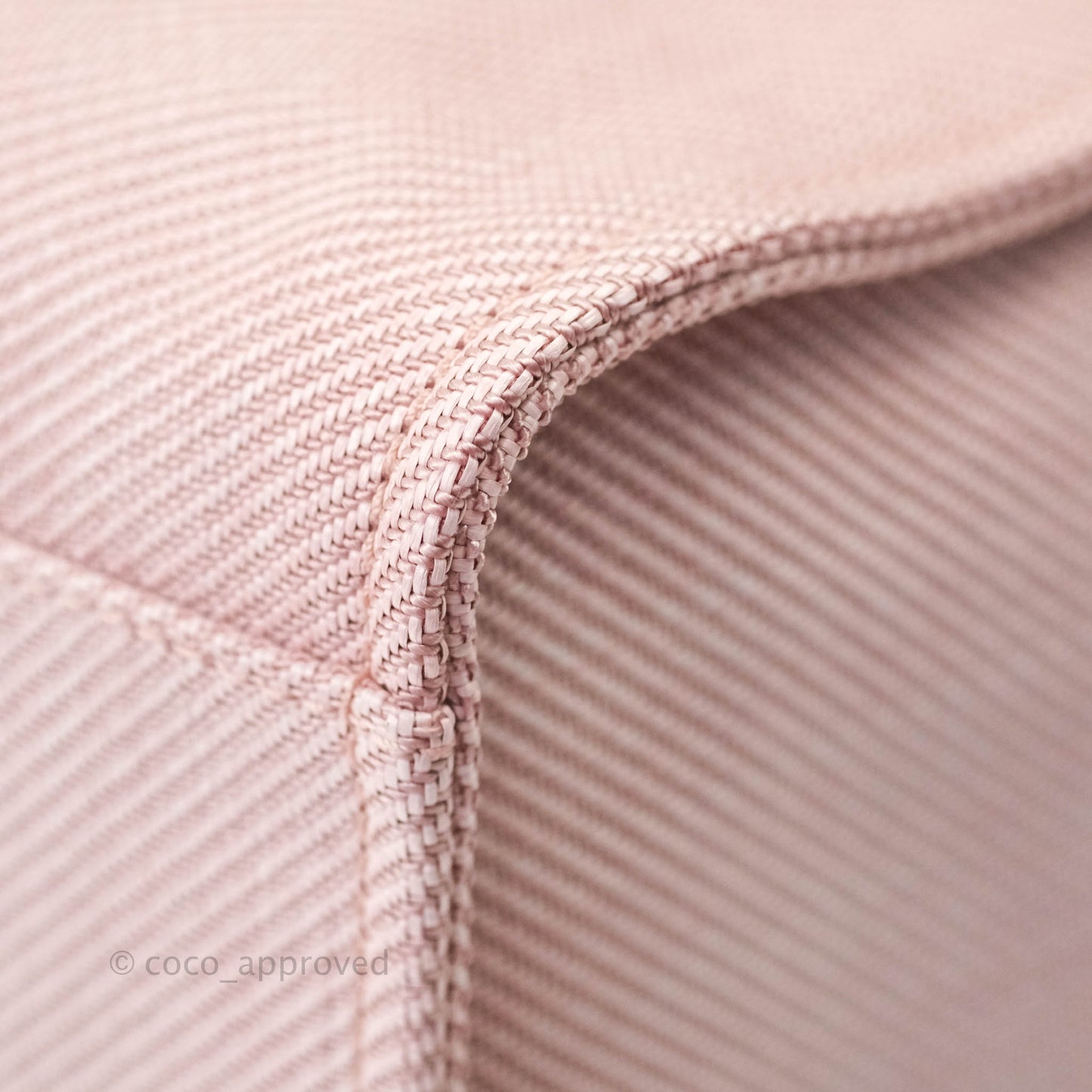 Chanel Large Deauville Pink Canvas 20A