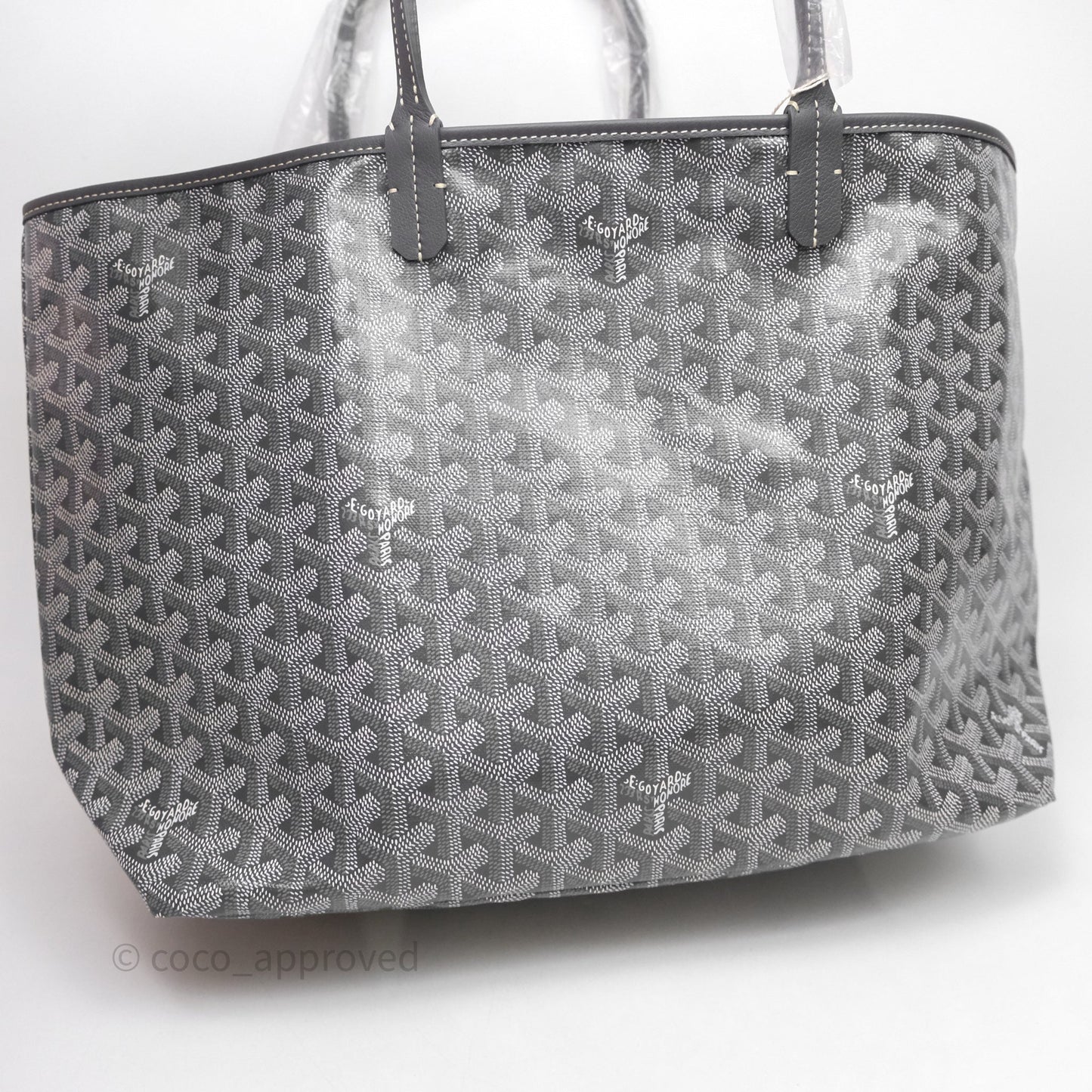 Goyard St Louis Tote PM Grey