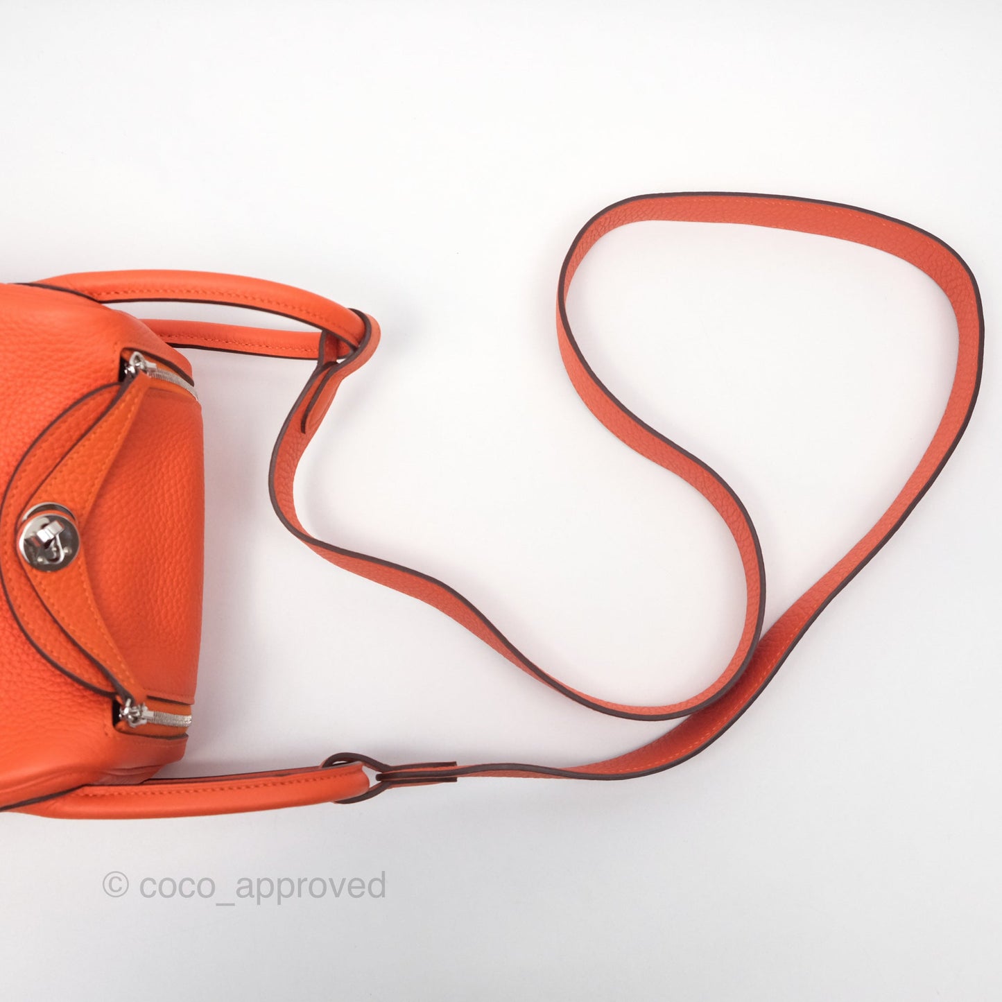 Hermès Mini Lindy 20 Clemence Palladium Hardware