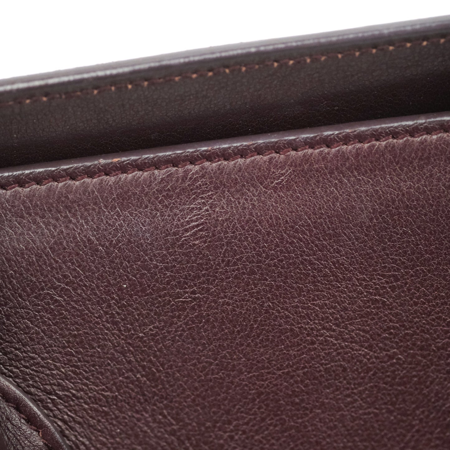 Saint Laurent Classic Sac De Jour Small Burgundy Smooth Calfskin Gold Hardware
