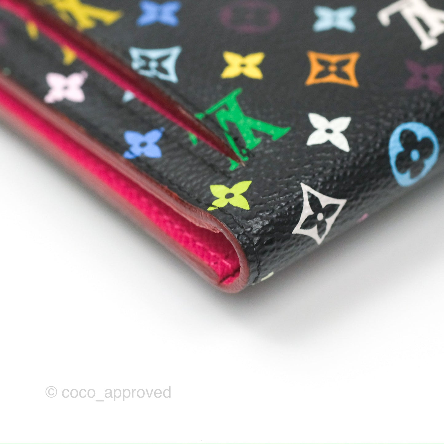 Louis Vuitton Multicolor Monogram Eugenie Wallet Canvas Black
