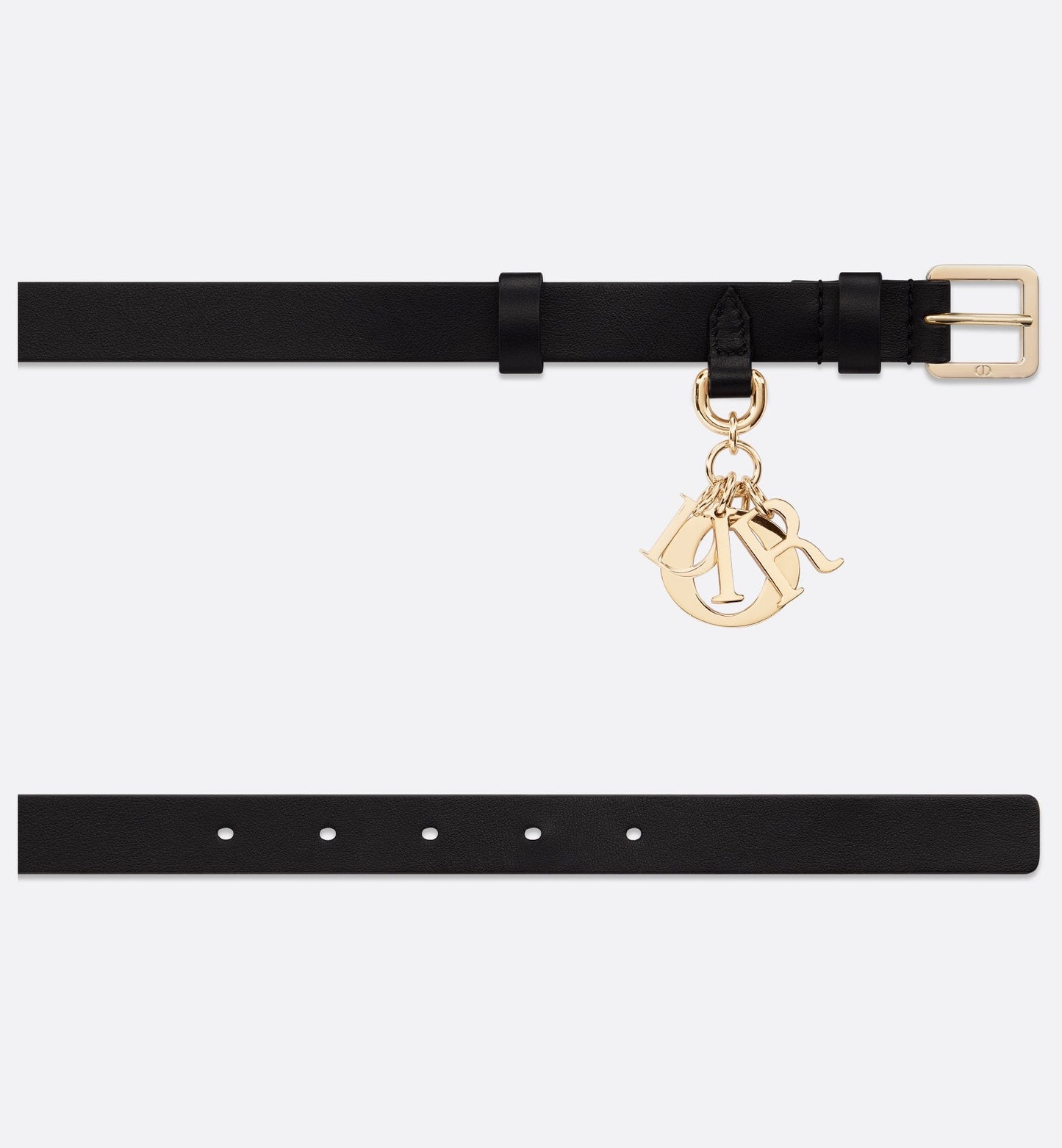 Miss Luxury Dior Belt Black Smooth Calfskin 20 mm