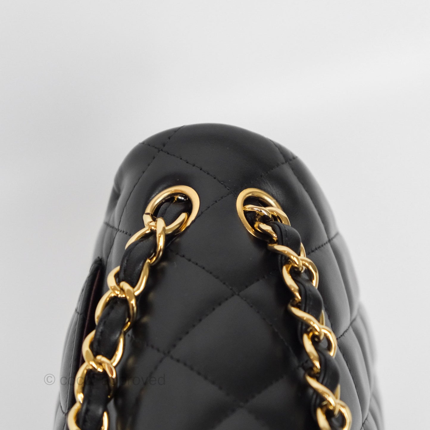 Chanel Jumbo Double Flap Black Lambskin Gold Hardware⁣⁣