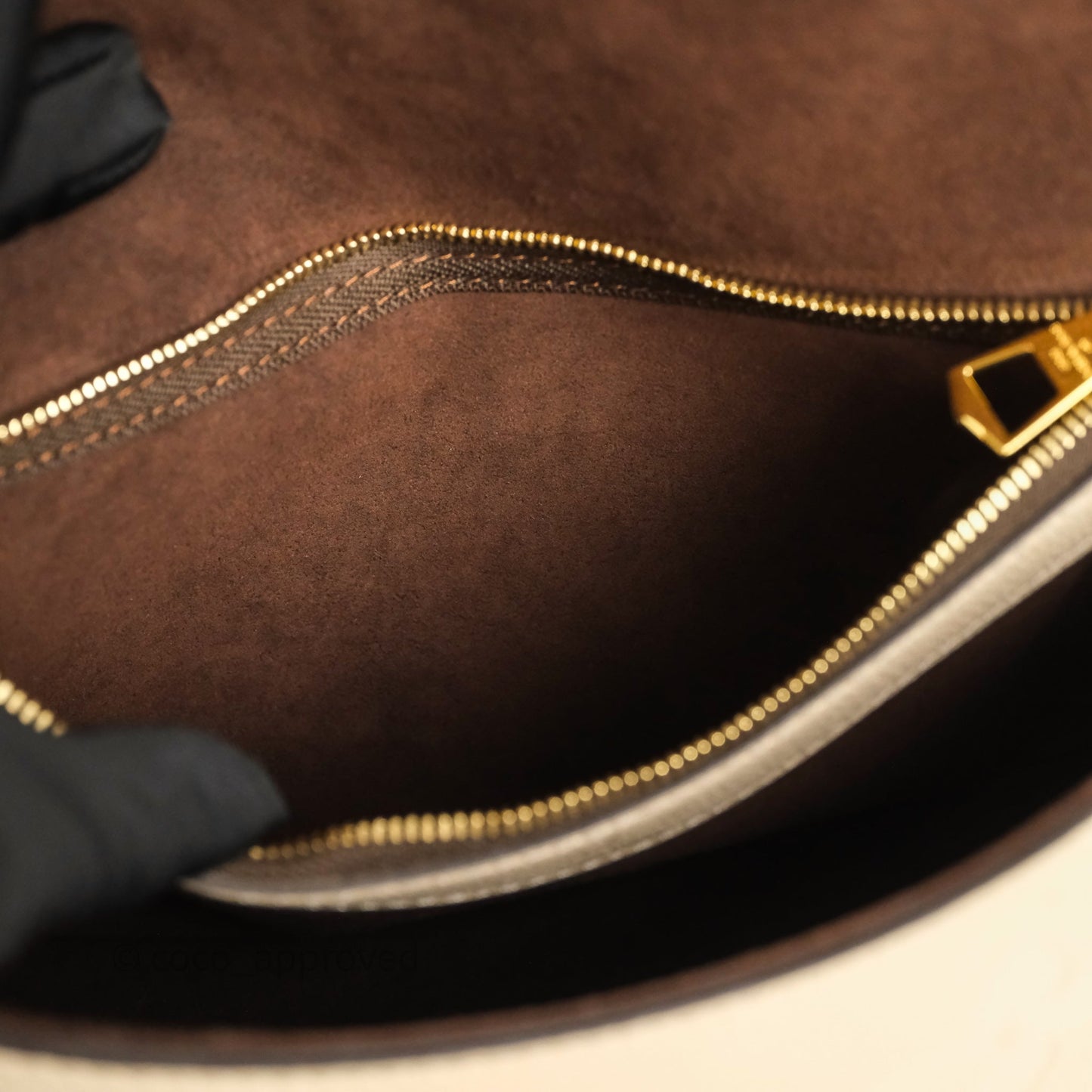 Louis Vuitton Diane Crème Beige Monogram Empreinte Leather