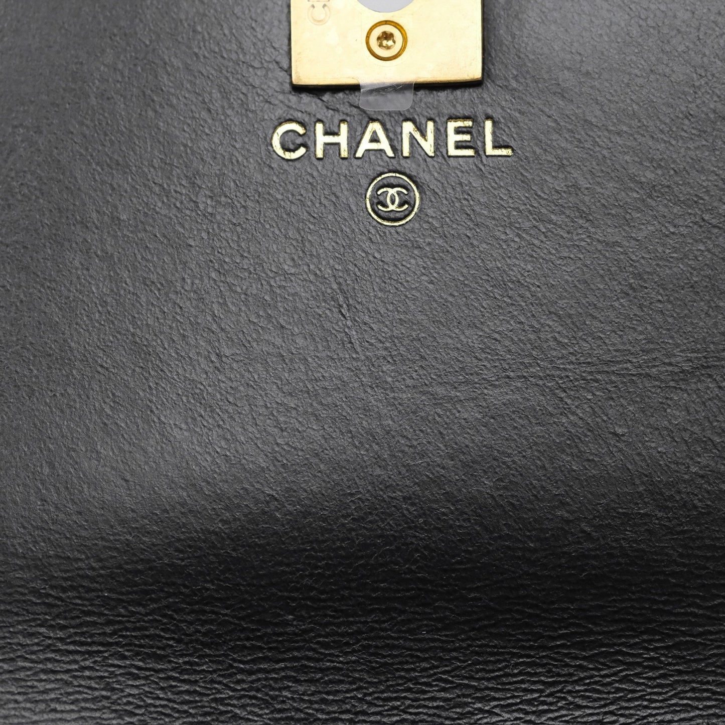 Chanel All Slide Wallet on Chain WOC Adjustable Chain Quilted Black Lambskin 22K