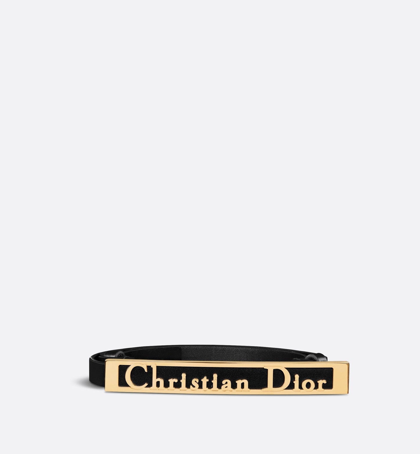 Luxury Diorsignature Belt Black Ultrasoft Calfskin 12 mm