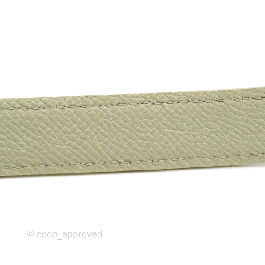 Celine Micro Belt Bag Light Khaki Grained Calfskin Silver Hardware