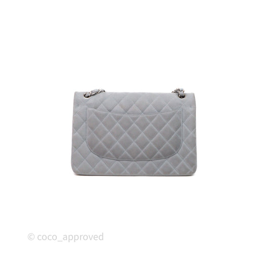 Chanel Jumbo Double Flap Grey Caviar Gold Hardware⁣⁣