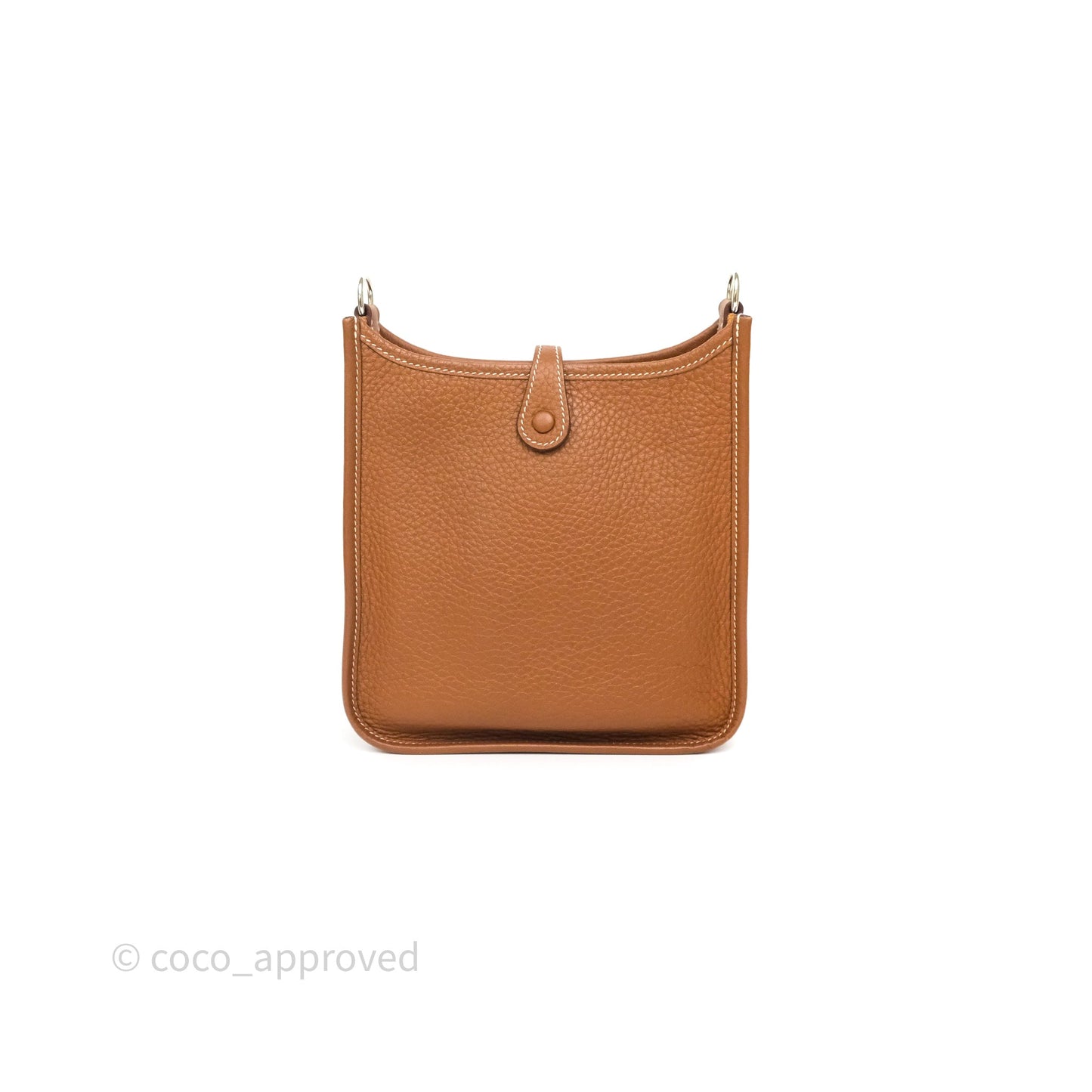 Hermès Mini Evelyne 16 Amazone Gold 37 Clemence Palladium Hardware
