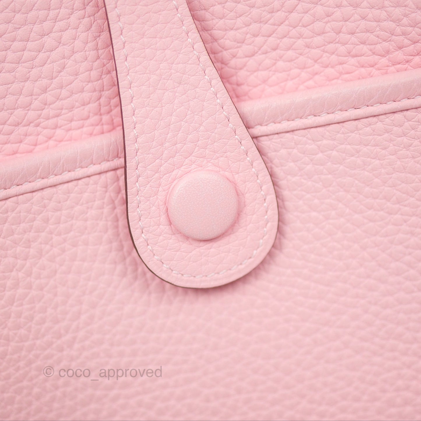 Hermes Evelyne III 29 Rose Sakura 3Q Clemence Palladium Hardware