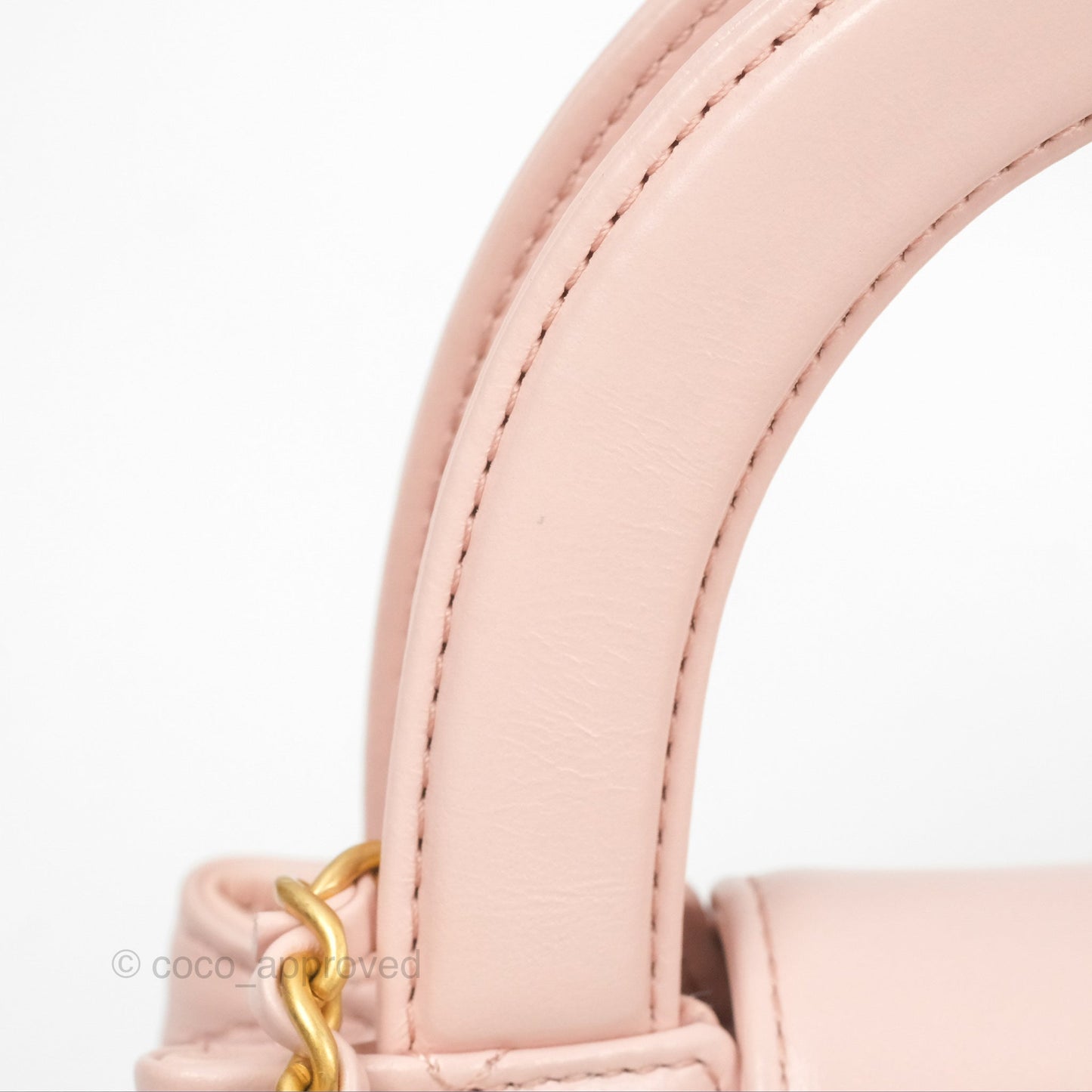 Chanel Kelly Bag Light Pink Shiny Calfskin Aged Gold Hardware
