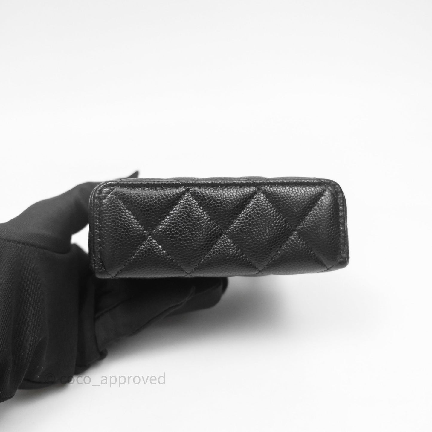 Chanel Classic Black Caviar Mini Bag Charm