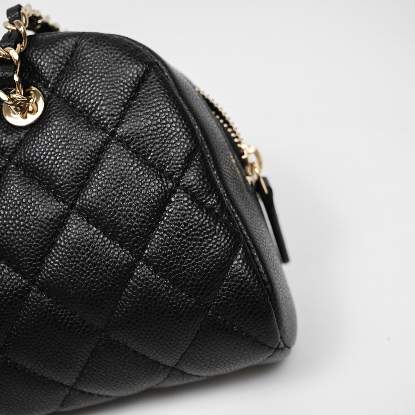 Chanel Clutch with Chain Caviar Black Gold Hardware