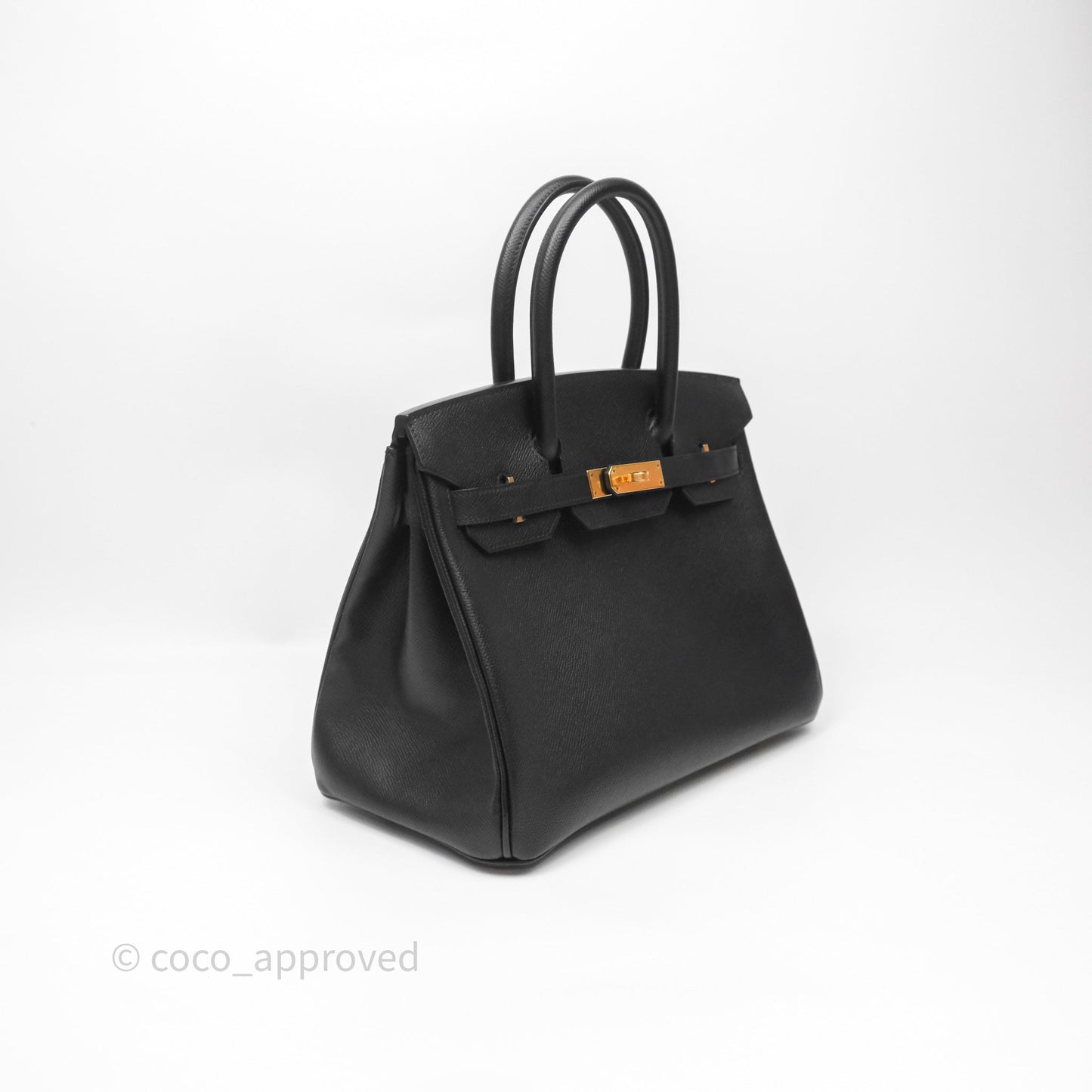 Hermès Birkin 30 Black Noir 89 Epsom Gold Hardware