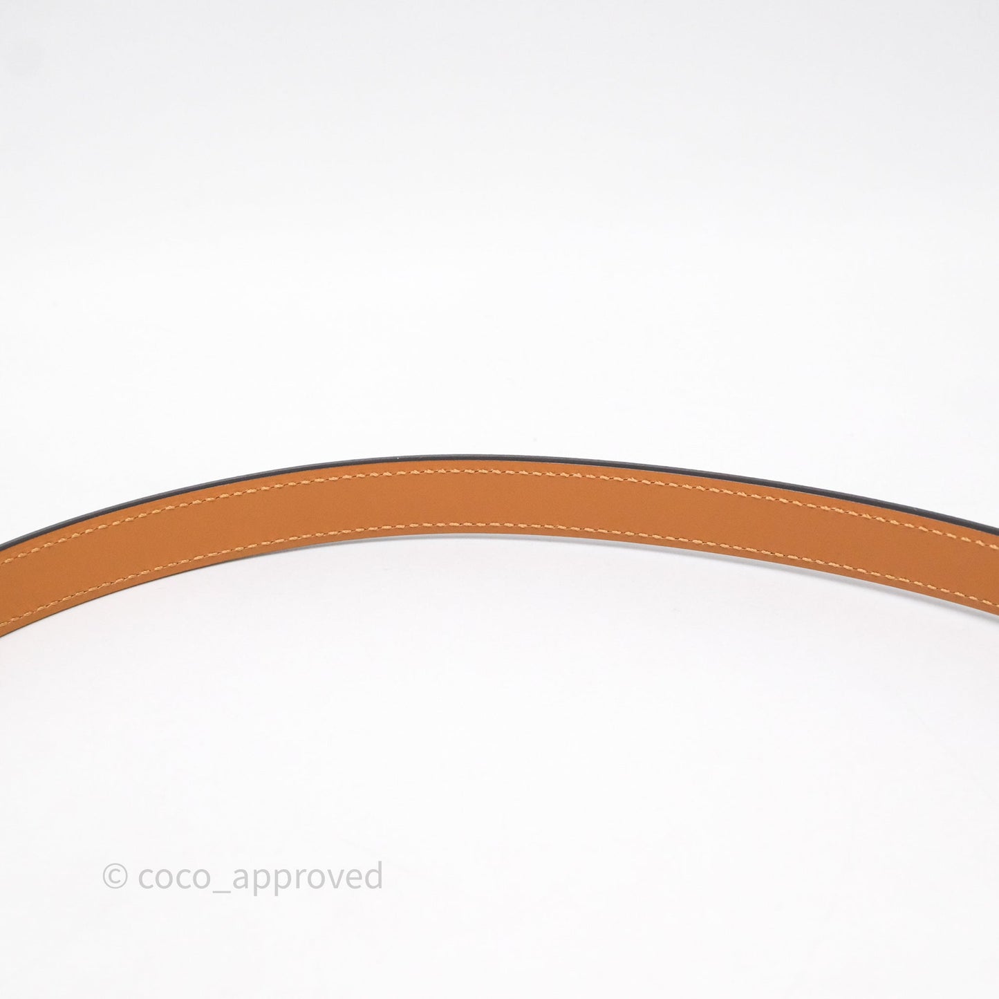 Hermès Kelly Buckle Belt Blanc Epsom Gold Hardware