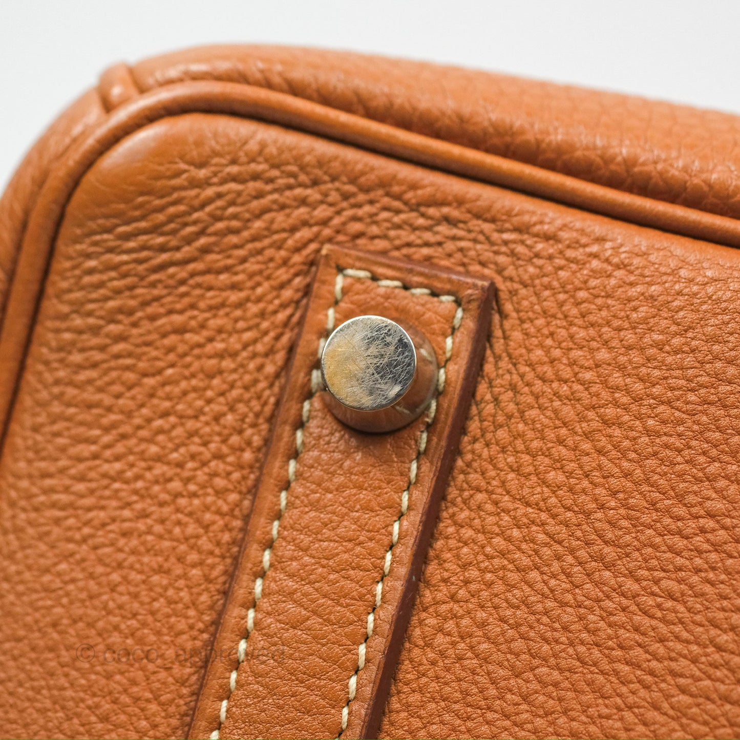 Hermès Birkin 30 Retourne Gold Clemence Palladium Hardware