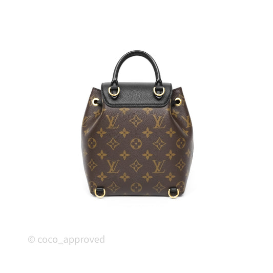 Louis Vuitton Montsouris BB Backpack Black Monogram Canvas