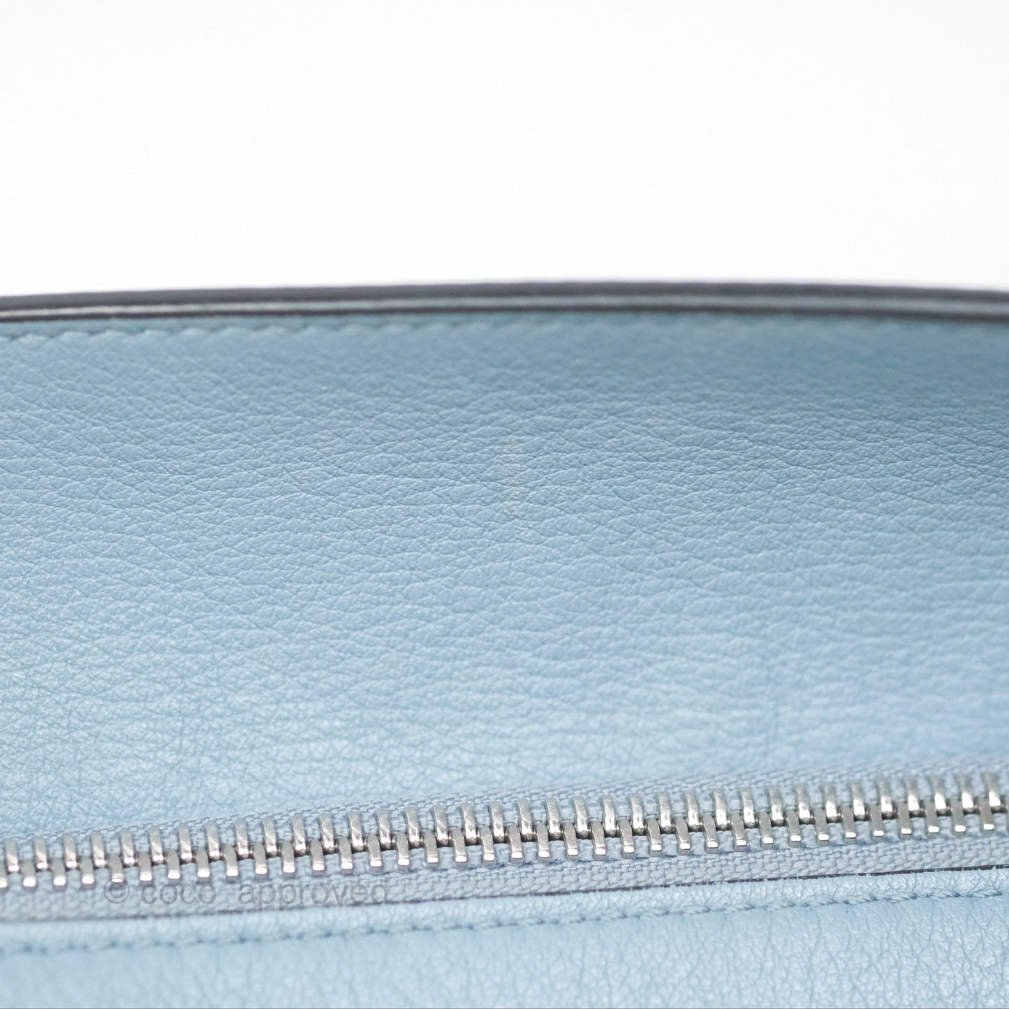 Loewe Small Puzzle Bag Stone Blue Calfskin