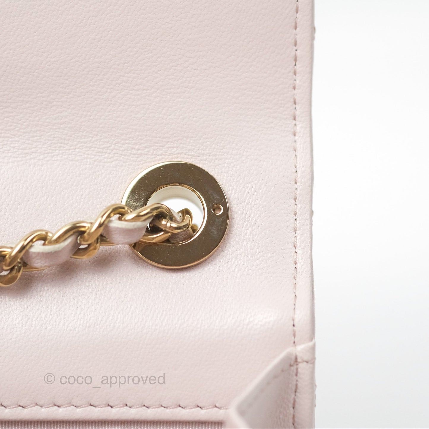 Chanel Trendy CC WOC Quilted Pink Lambskin Gold Hardware