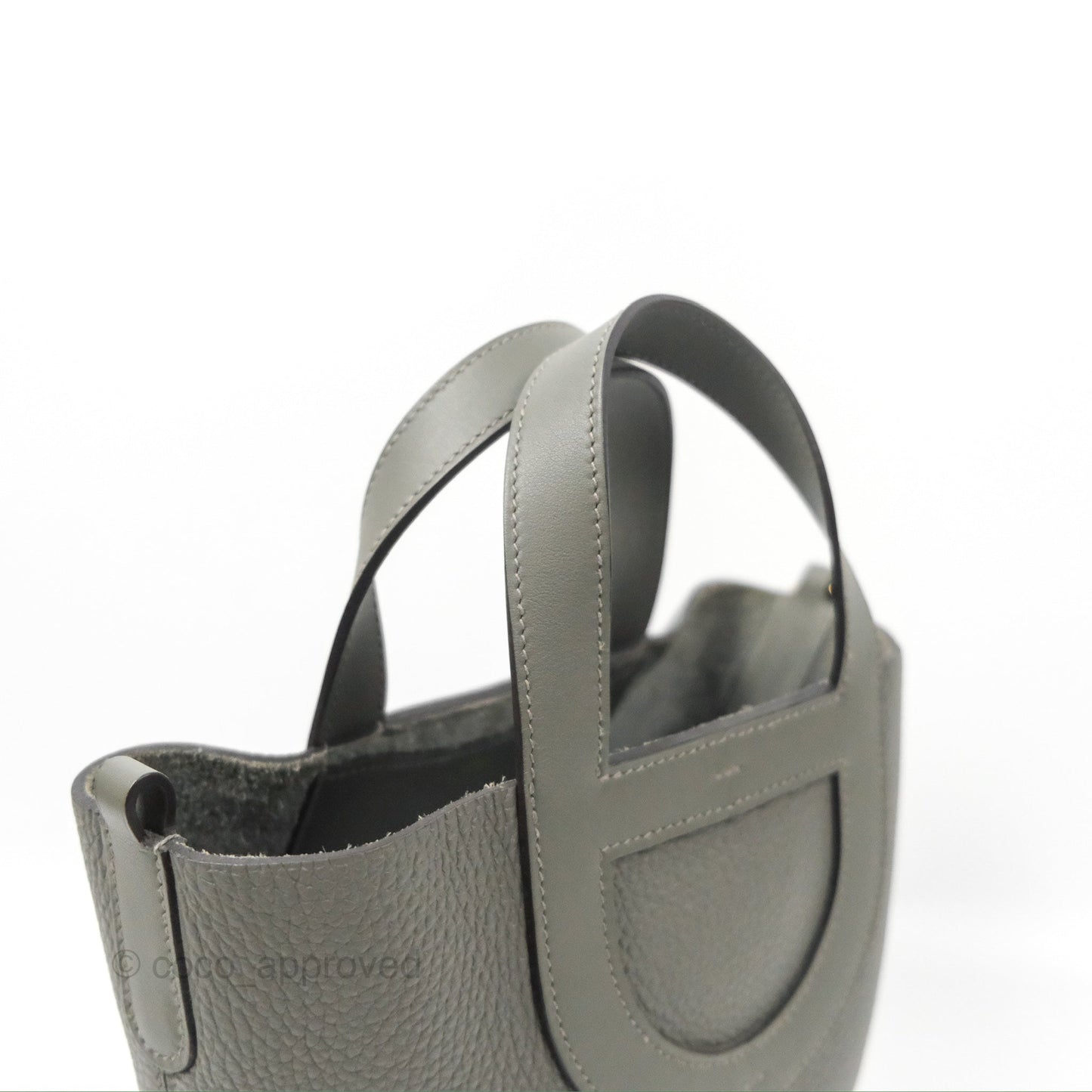 Hermes In-The-Loop 18 Gris Meyer 0L Clemence Gold Hardware