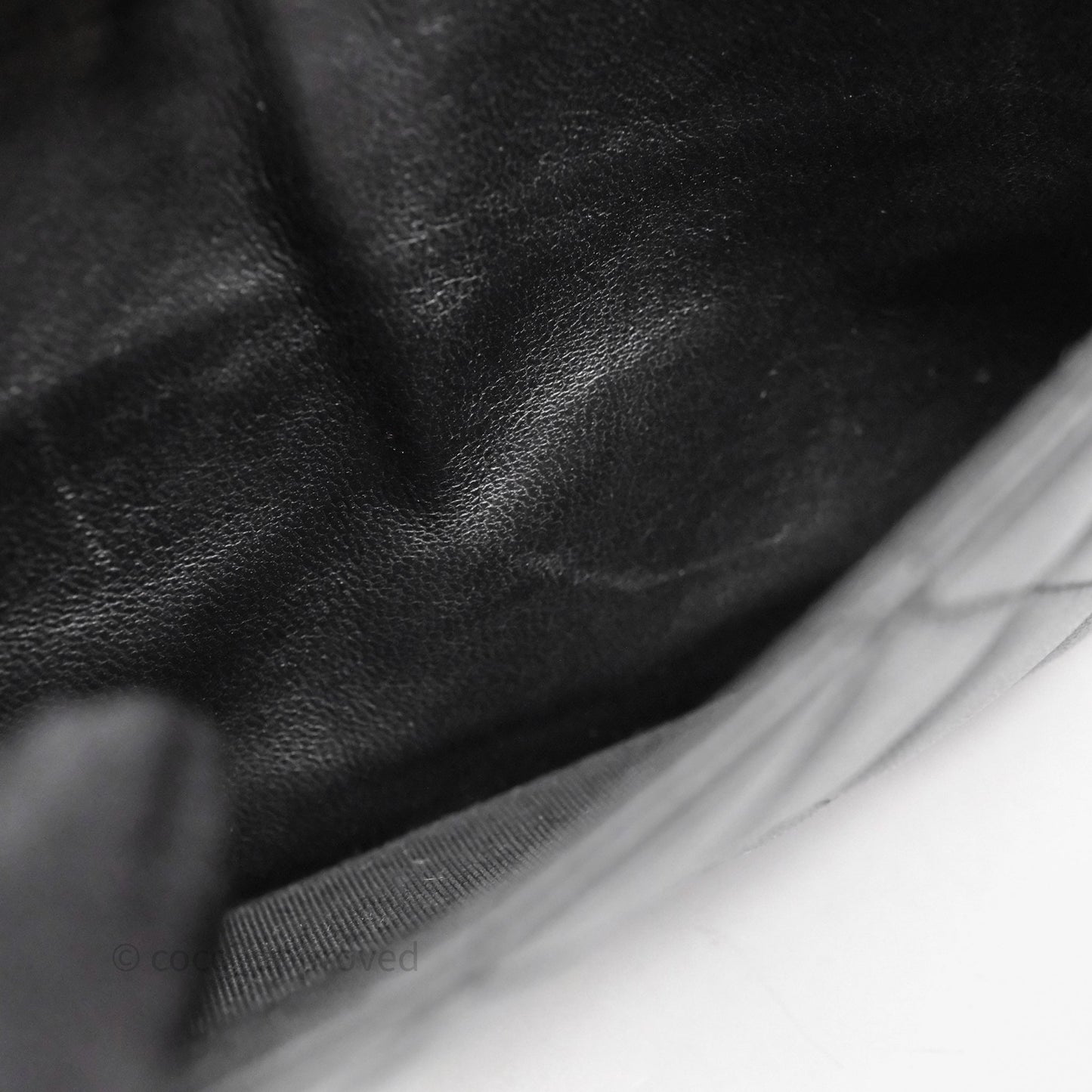 Chanel Classic WOC Wallet On Chain Quilted Black Lambskin Gold Hardware